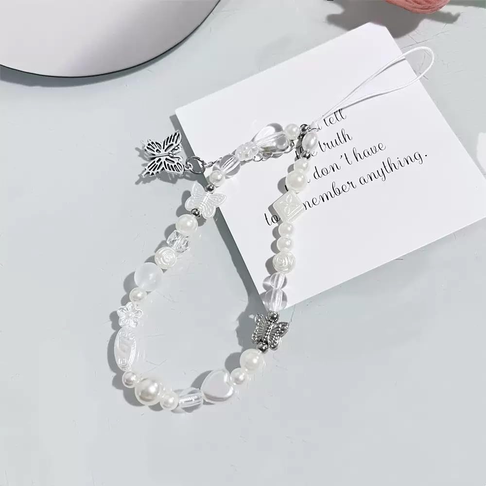 小物 the virgins charm strap Amazon.com: Beaded Camera Wrist Strap Cute Pearl Digital